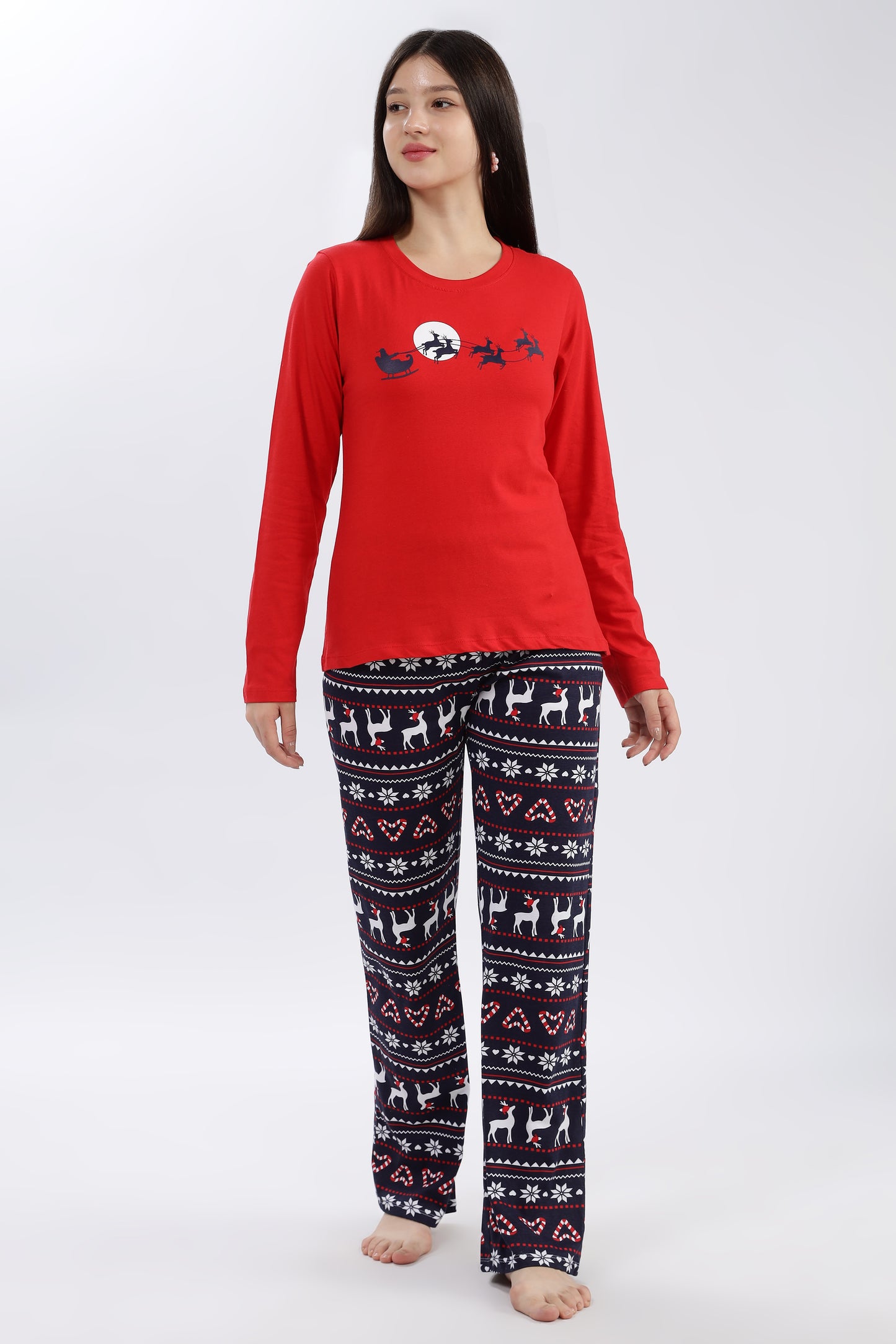 Turtle Christmas Pyjama Set Merry & Snug Women's Pyjama Set