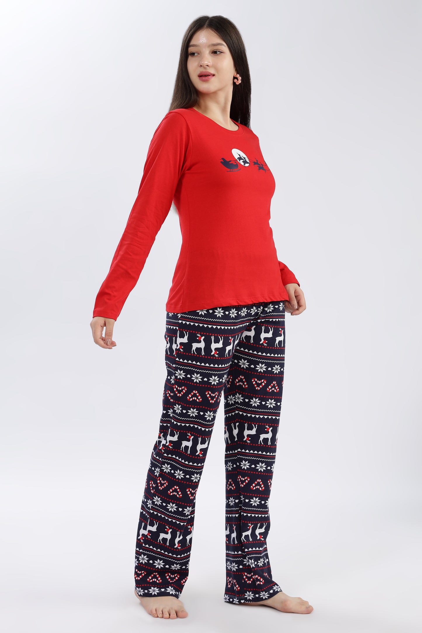 Turtle Christmas Pyjama Set Merry & Snug Women's Pyjama Set