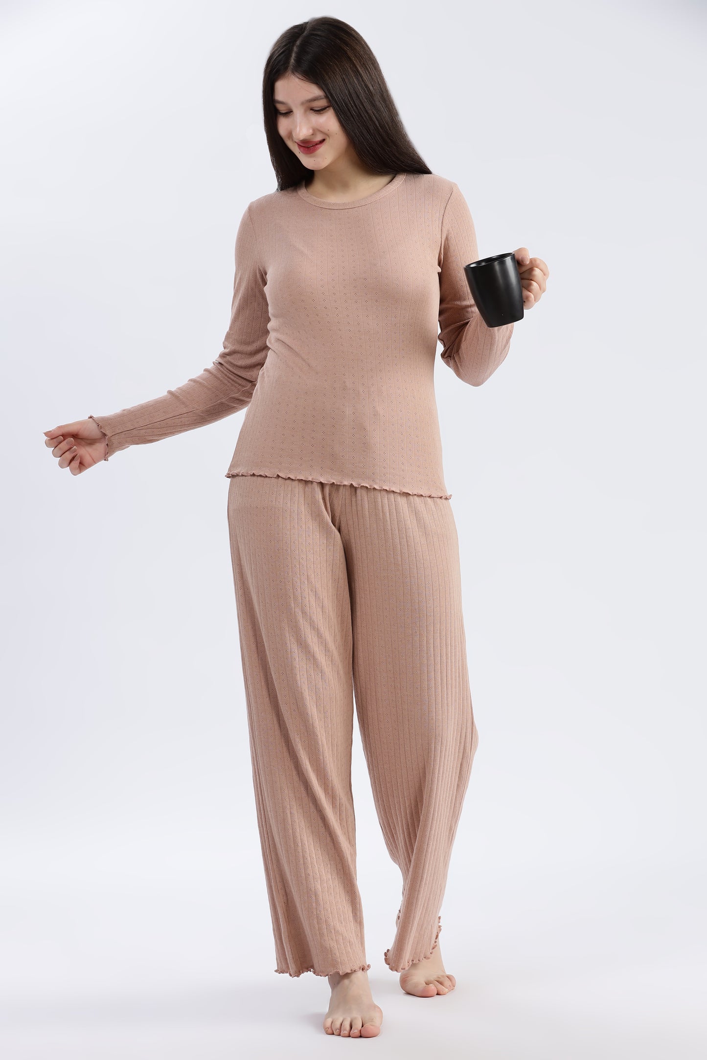 Women’s Pointelle Loungewear Set
