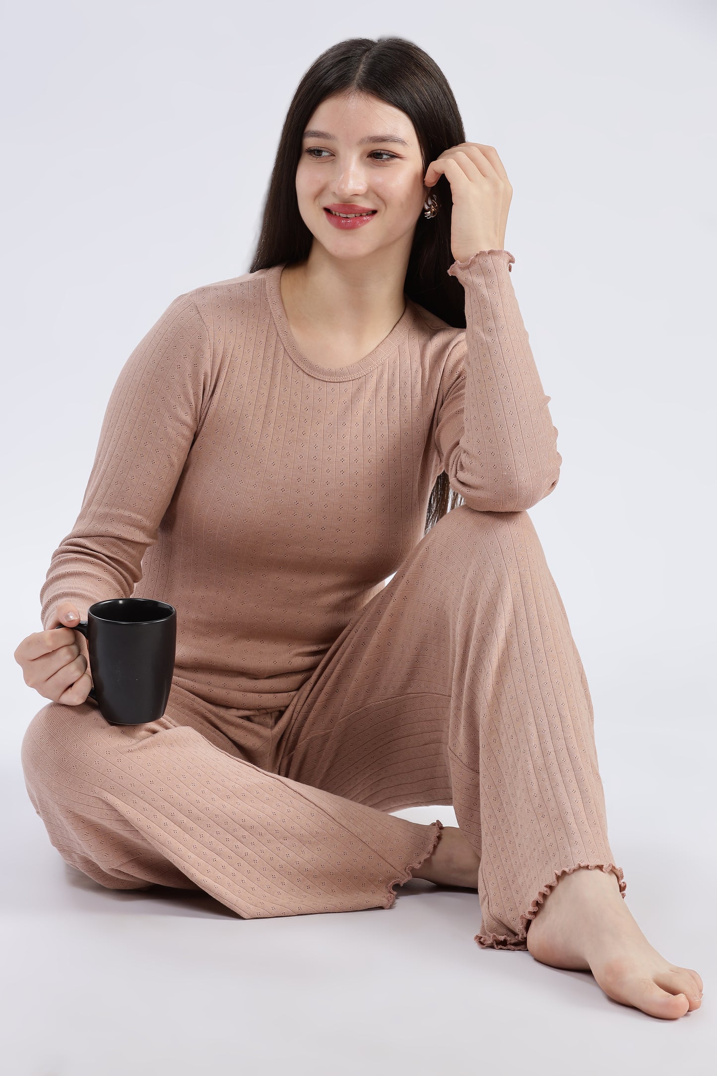 Women’s Pointelle Loungewear Set