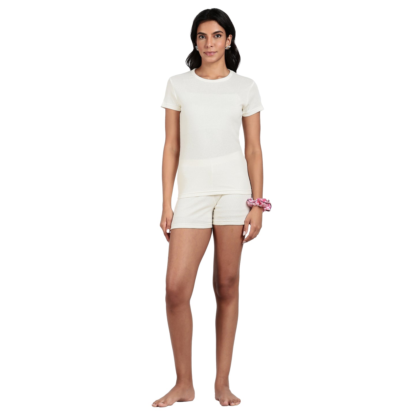 Turtle Women’s Ribbed Short Set Sweetcorn