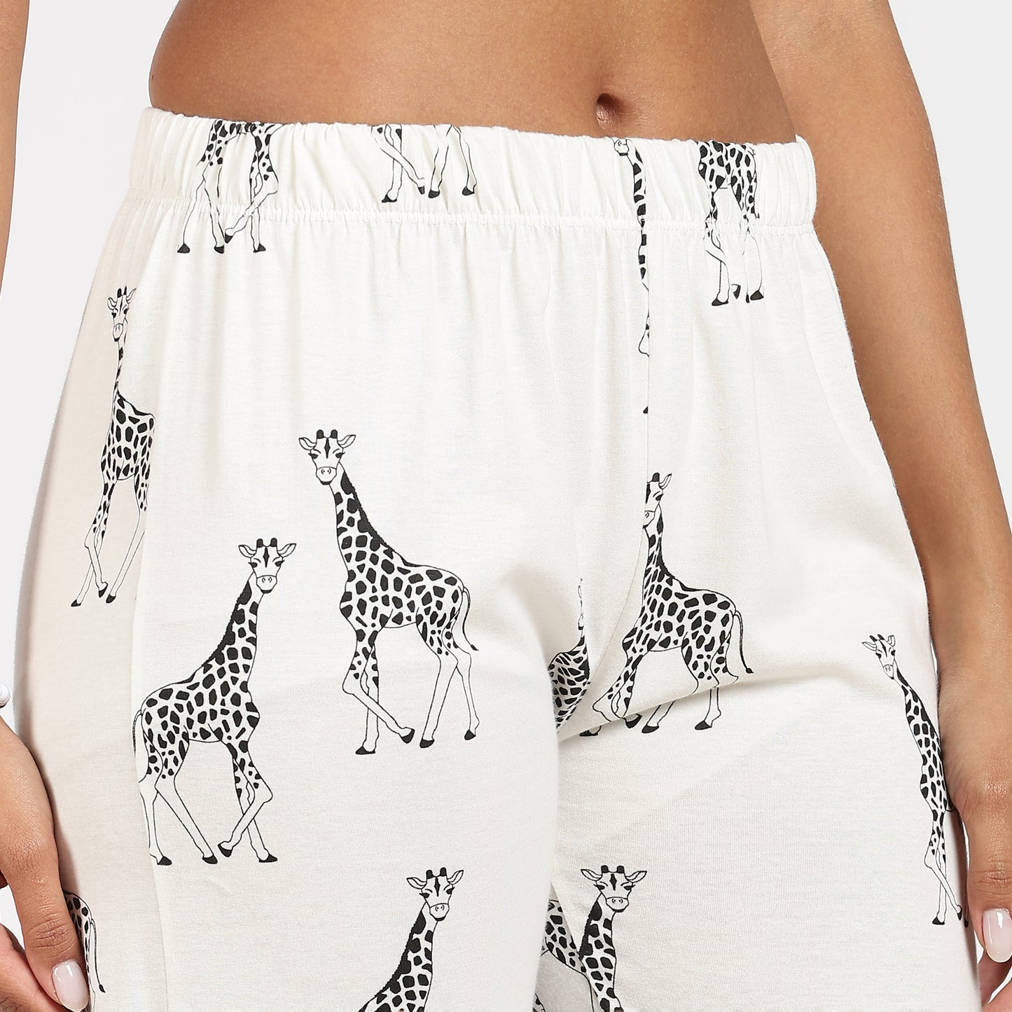 Turtle Cotton Pyjama Set Women’s Zebra Print