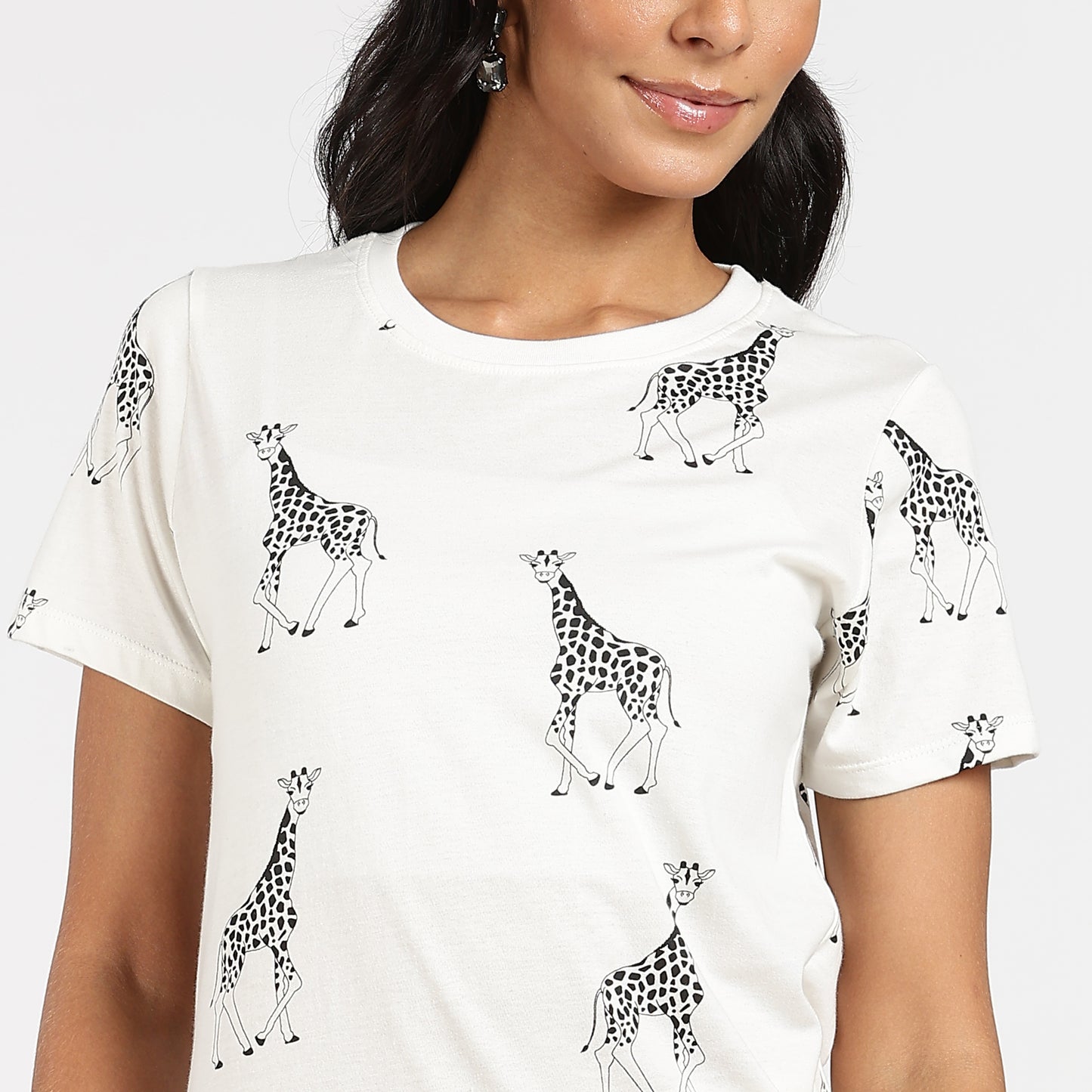 Turtle Cotton Pyjama Set Women’s Zebra Print