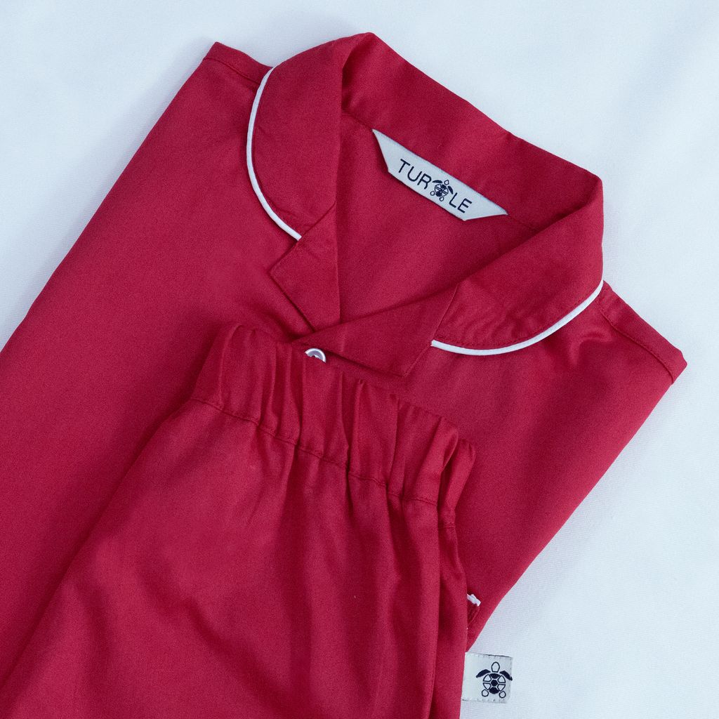 Bright Red Kids Revere Pyjamas Set