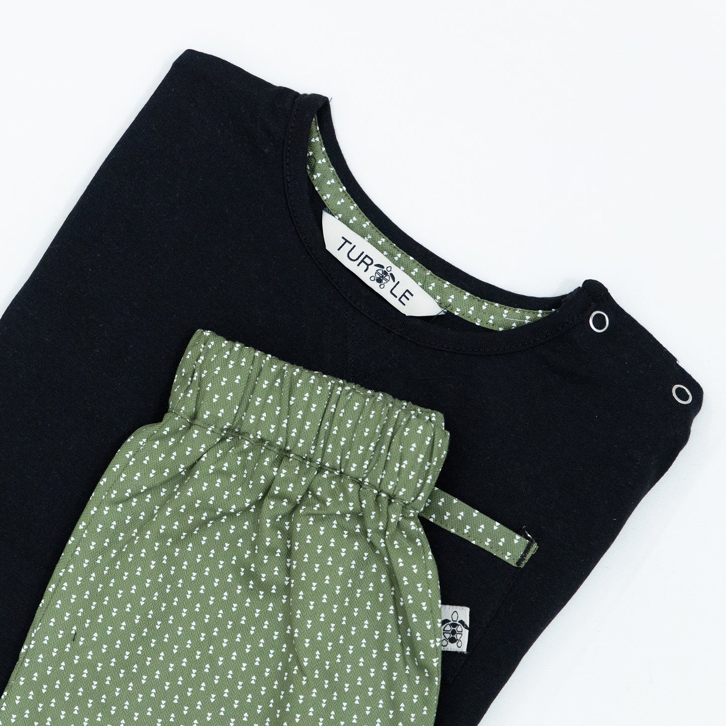 Green Geometric Kids Revere Pyjamas