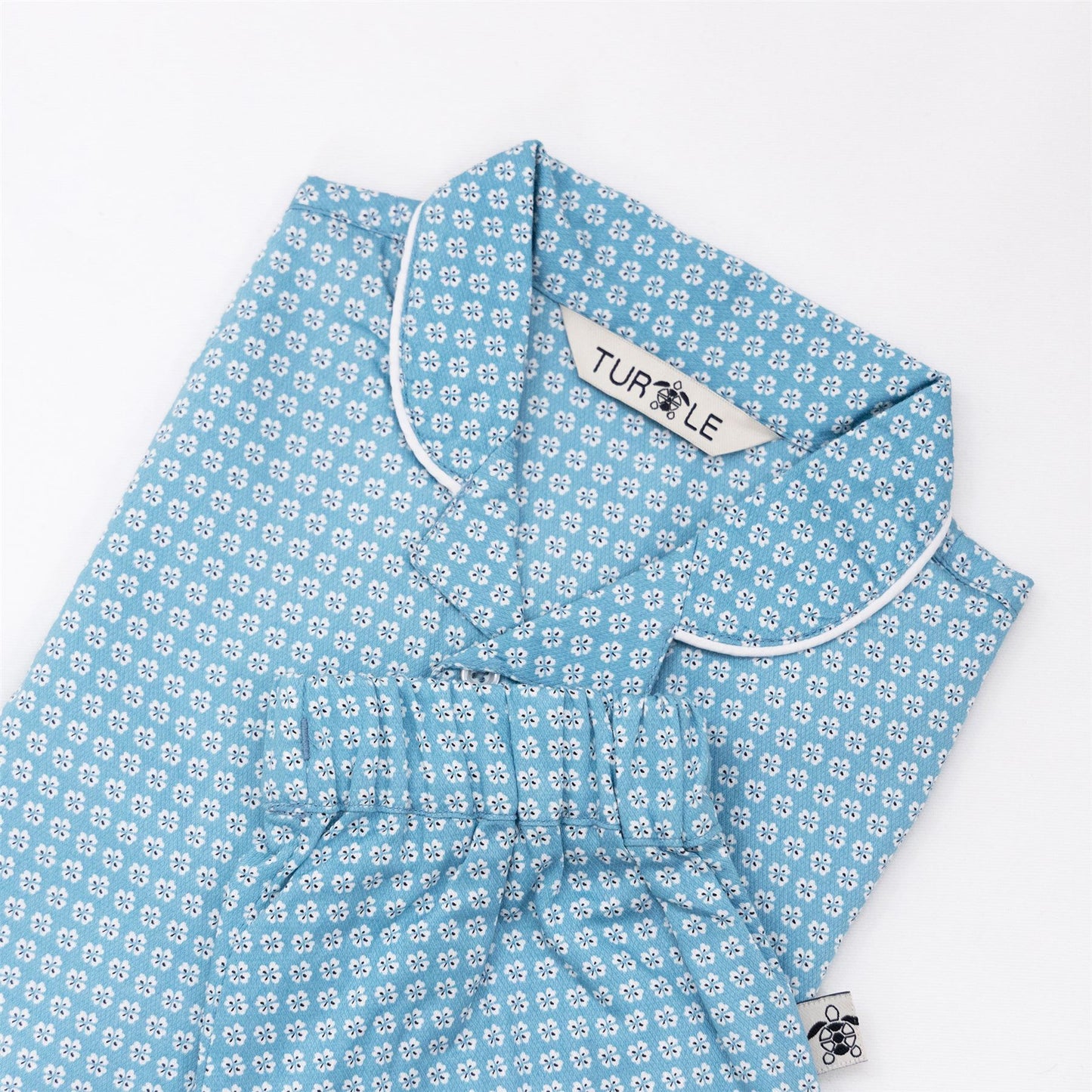 Mini Blue Floral Kids Revere Pyjamas