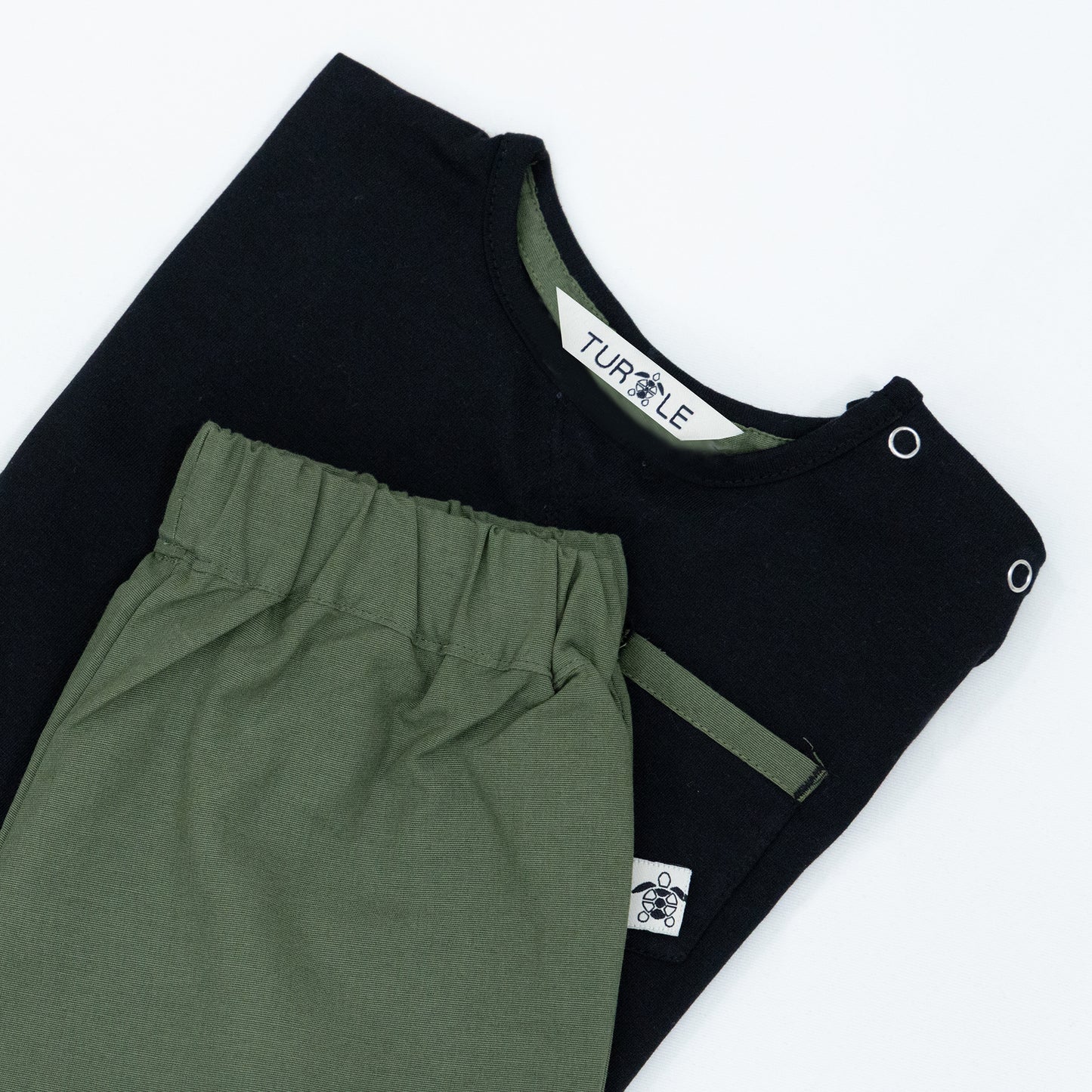 Olive Green Kids Revere Pyjamas