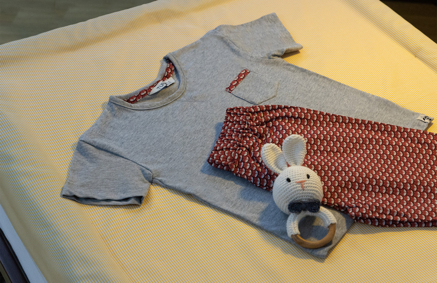 Maroon Fox Kids Revere Pyjamas