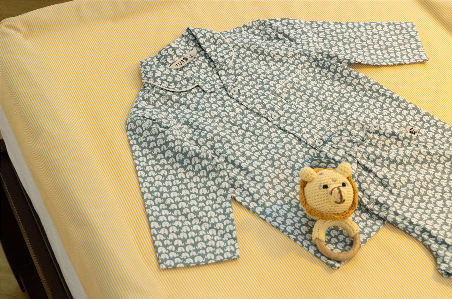 Blue Baby Elephant Kids Revere Pyjamas