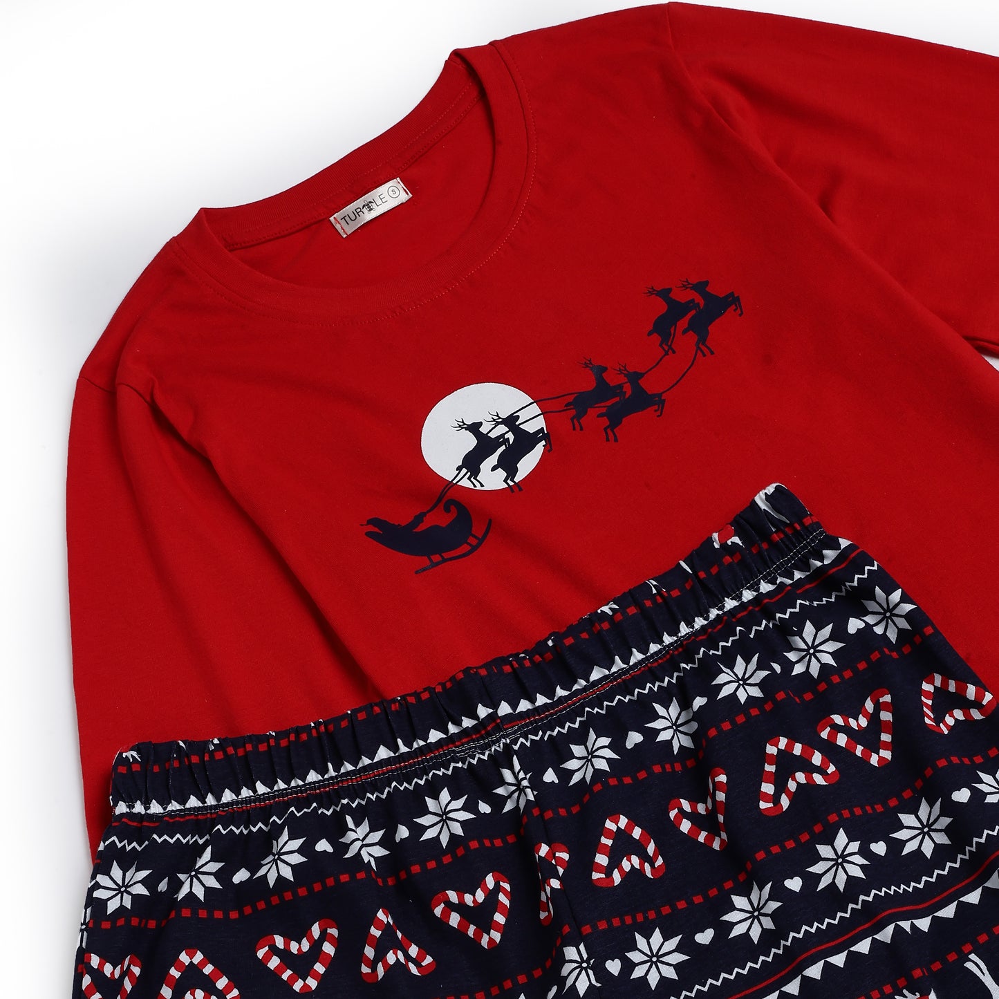 Turtle Christmas Pyjama Set Merry & Snug Women's Pyjama Set