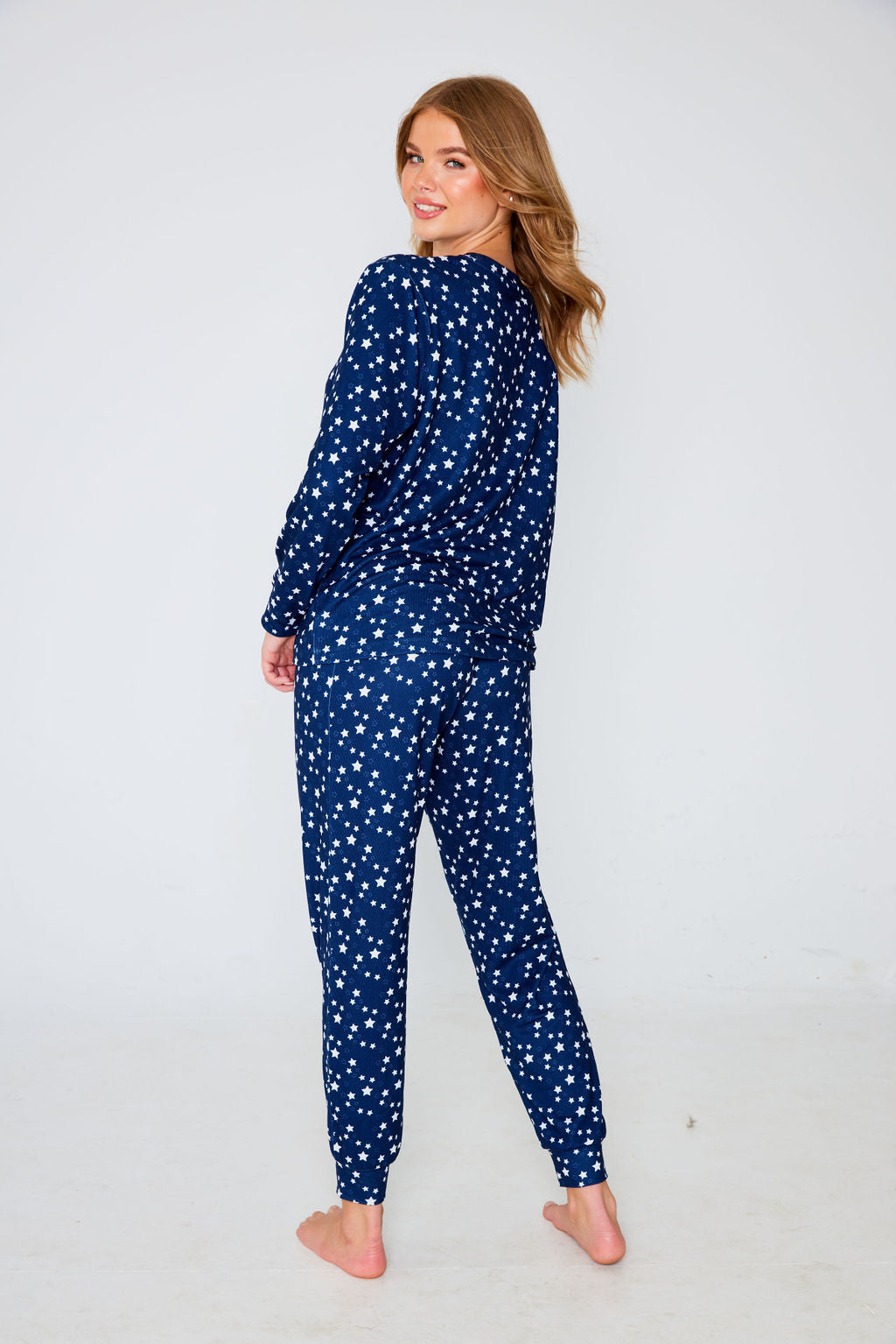 Star Pyjama Set Navy