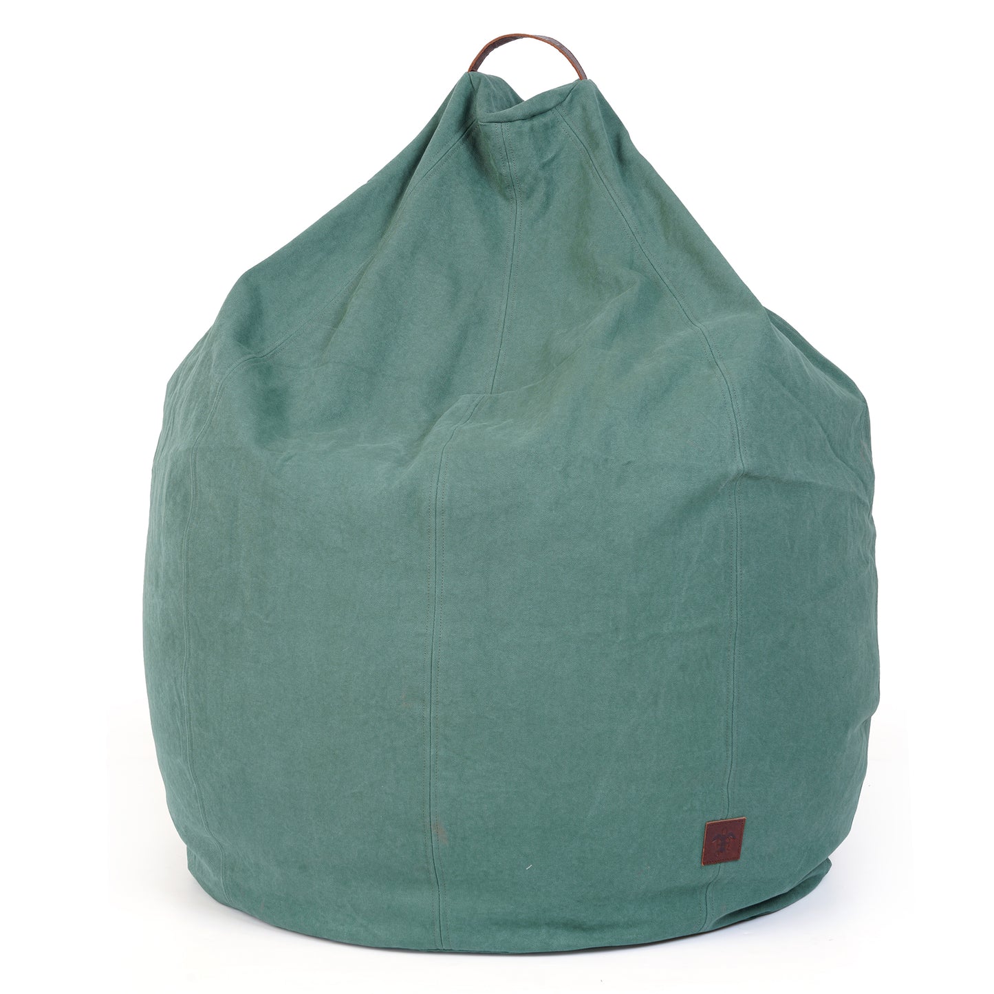 Turtle Bean Bags 100% Cotton Canvas Cover for Adults & Kids - Green