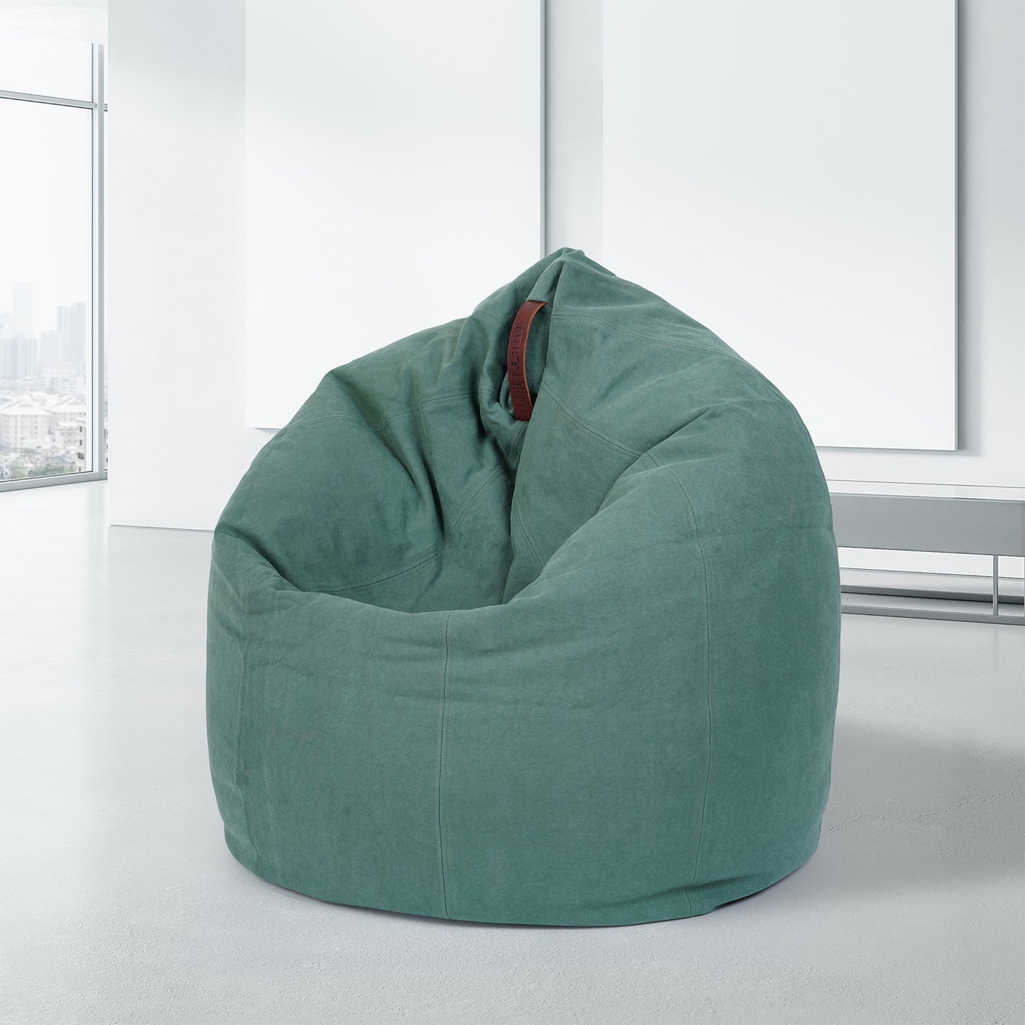 Turtle Bean Bags 100% Cotton Canvas Cover for Adults & Kids - Green