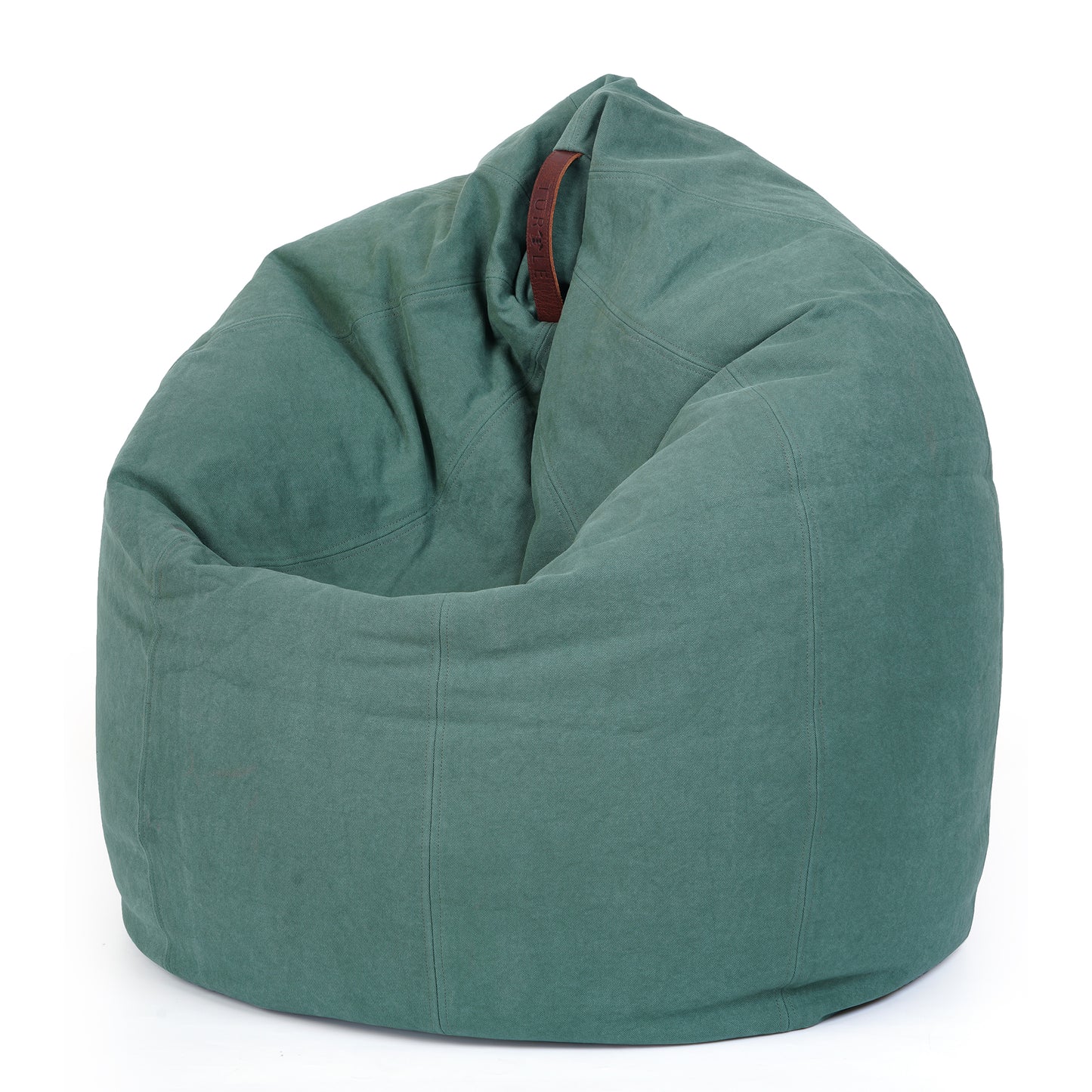 Turtle Bean Bags 100% Cotton Canvas Cover for Adults & Kids - Green