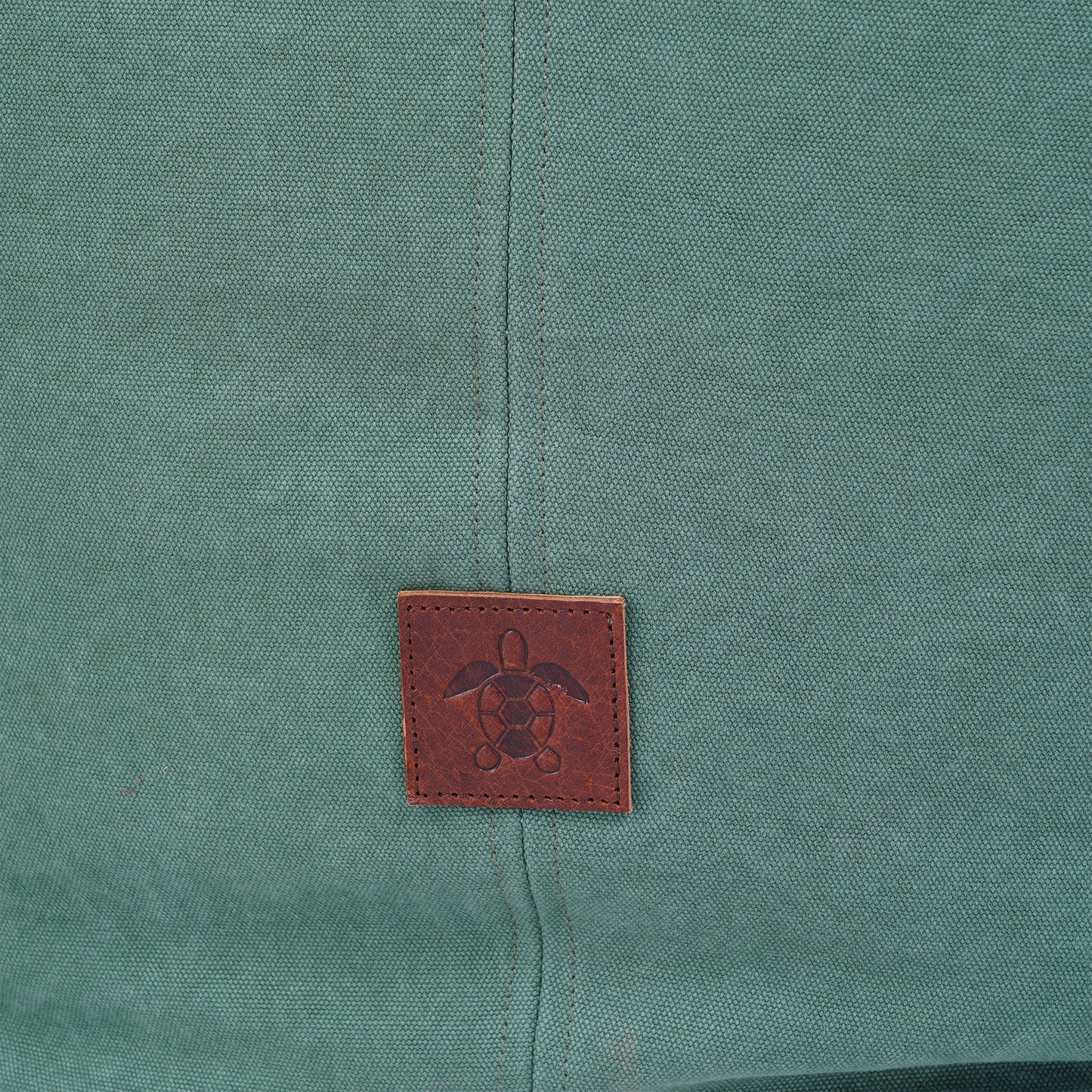 Turtle Bean Bags 100% Cotton Canvas Cover for Adults & Kids - Green