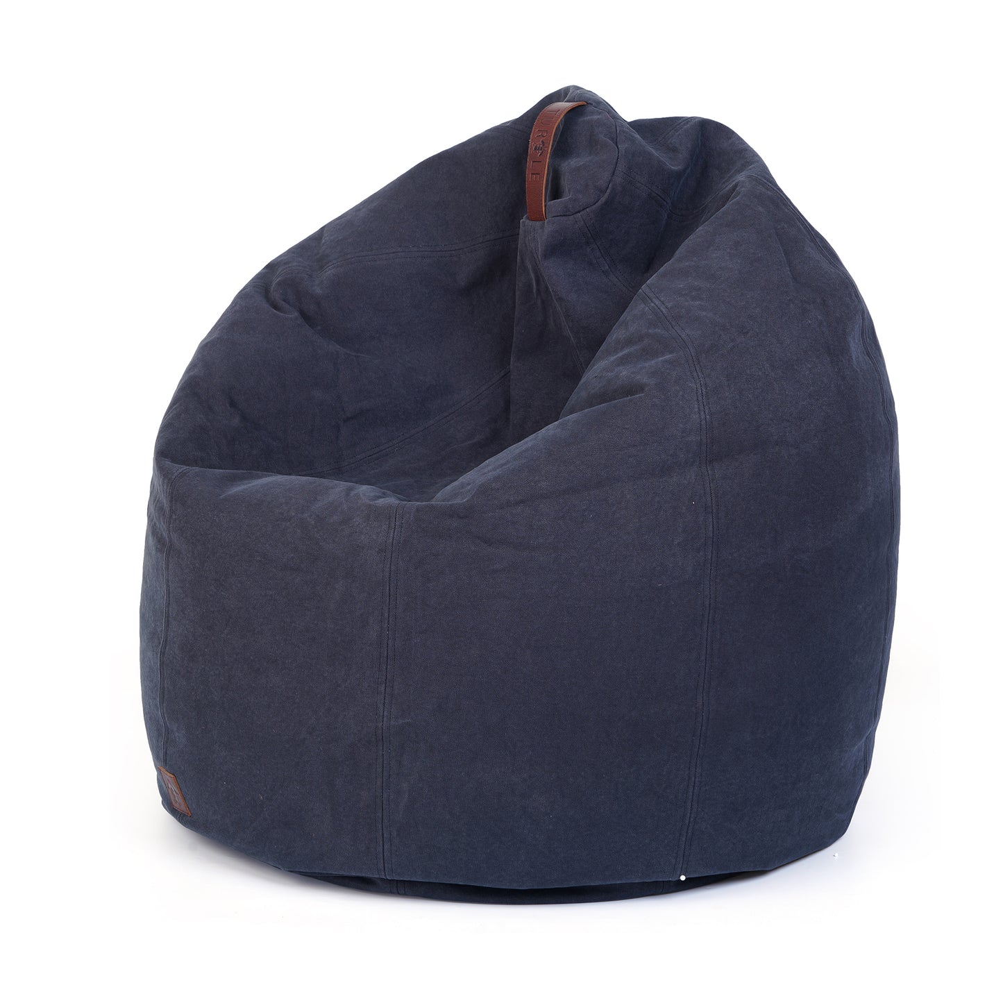 Turtle Bean Bags 100% Cotton Canvas Cover for Adults & Kids - Blue