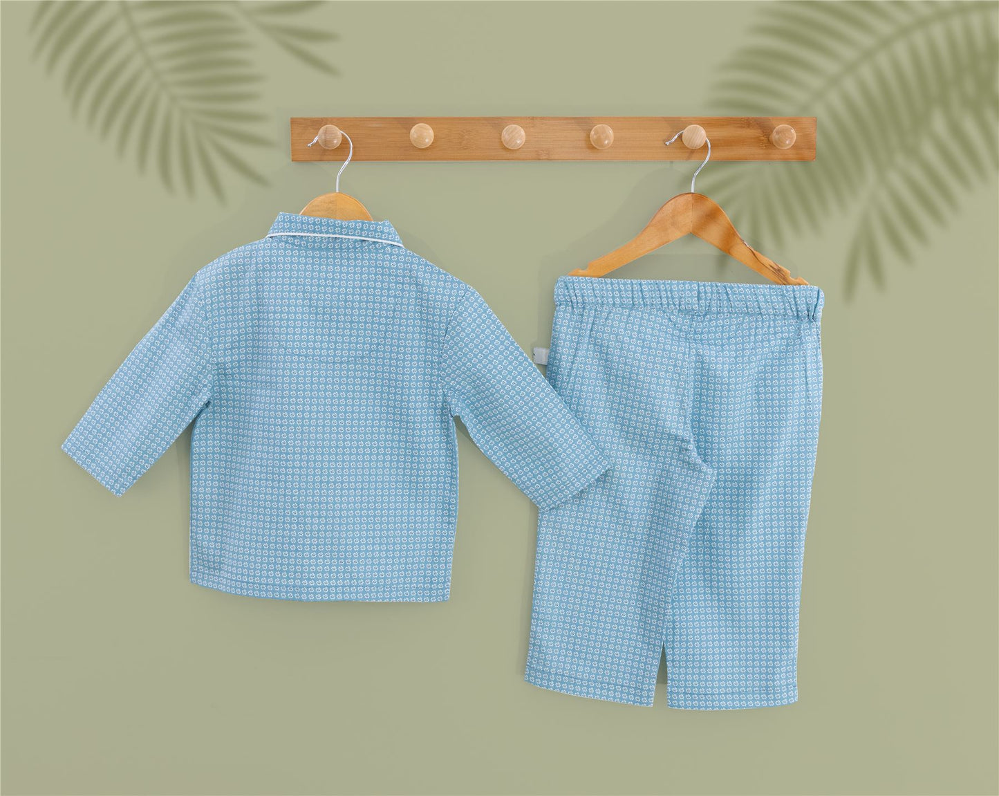 Mini Blue Floral Kids Revere Pyjamas