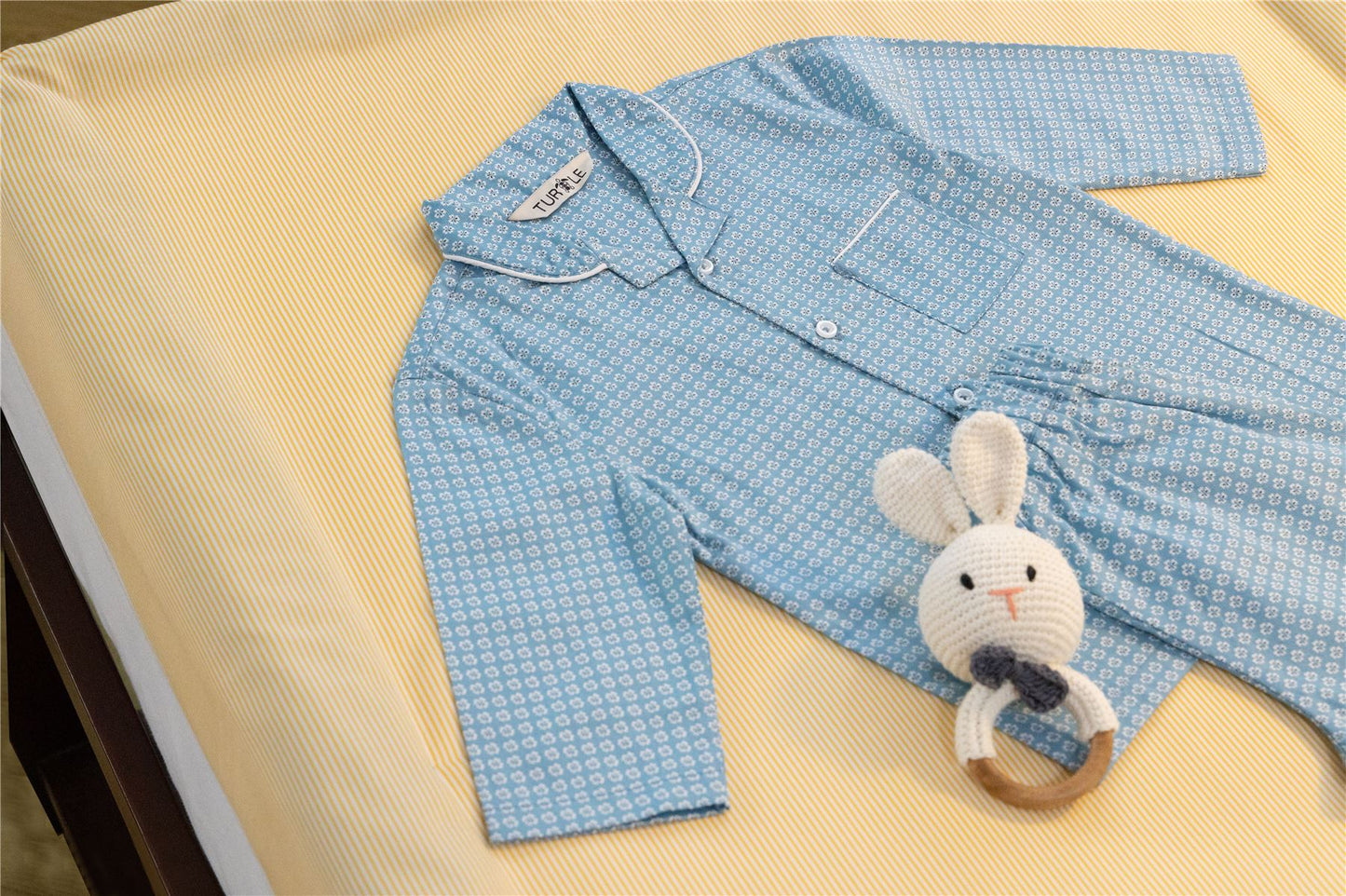 Mini Blue Floral Kids Revere Pyjamas