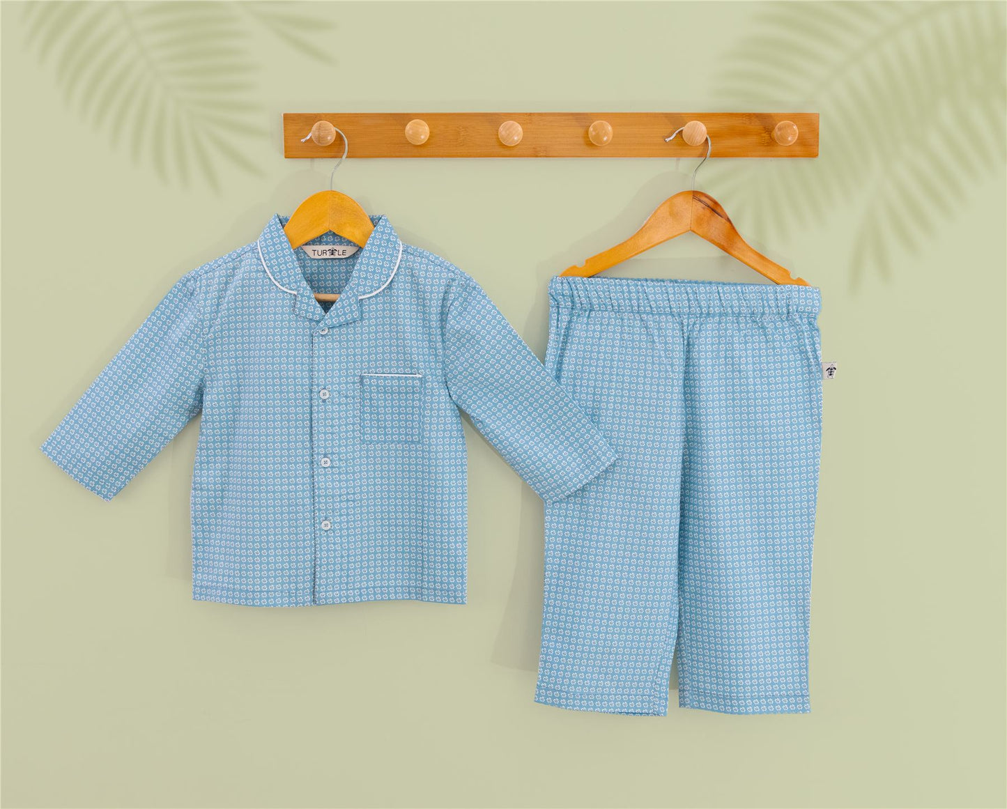 Mini Blue Floral Kids Revere Pyjamas