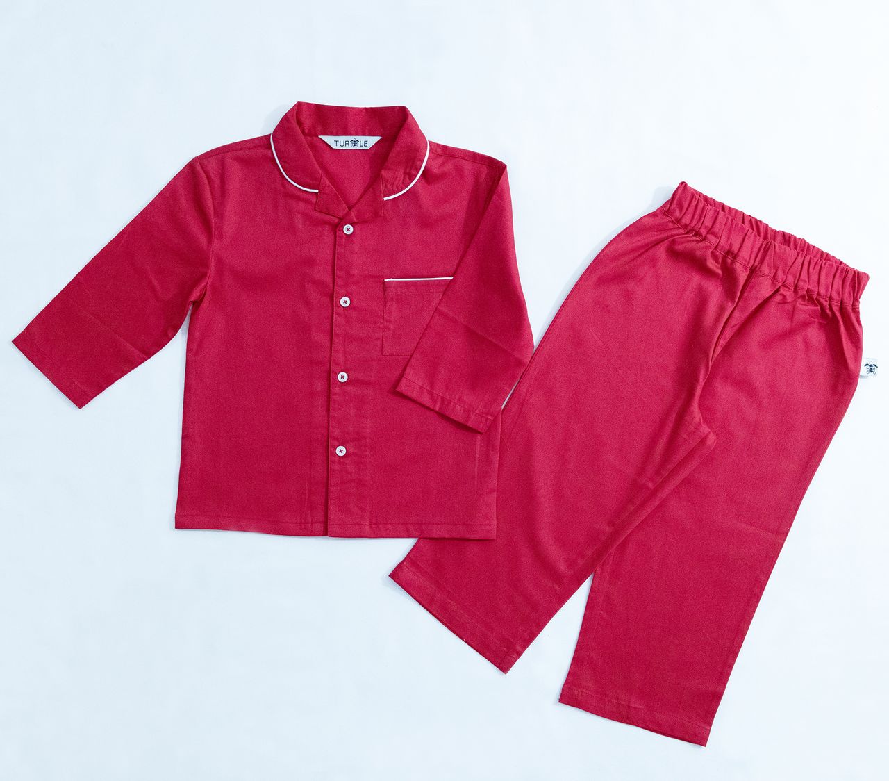Bright Red Kids Revere Pyjamas Set
