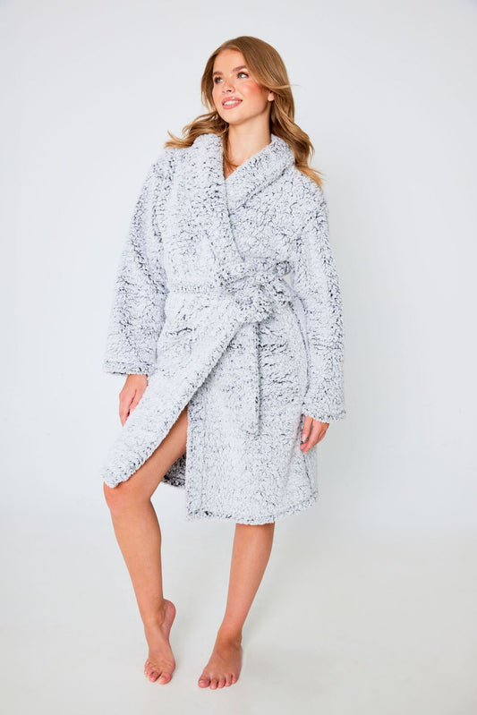 Borg Robe Grey