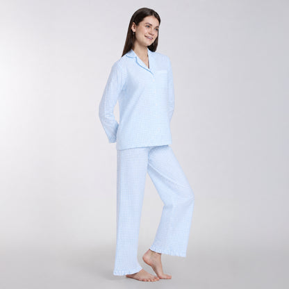 Women Revere Pyjama Set Blue