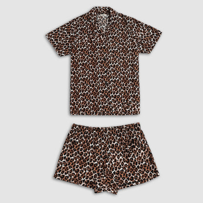 Women’s Leopard Revere Shorts Set