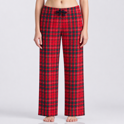 Women’s Red Tartan Pyjama Set