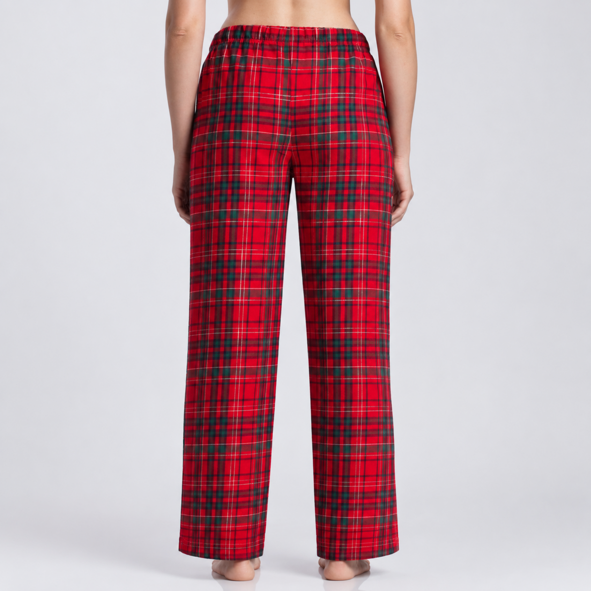 Women’s Red Tartan Pyjama Set