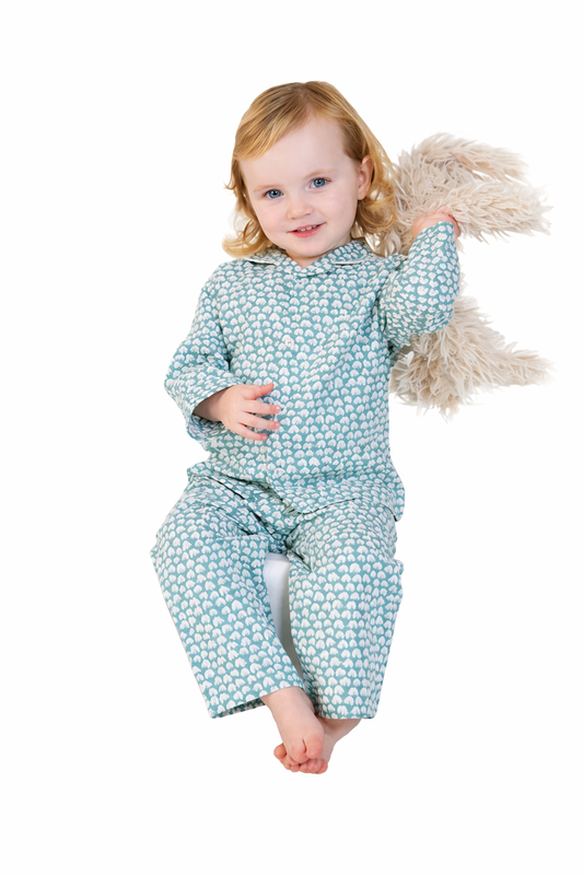 Blue Baby Elephant Kids Revere Pyjamas