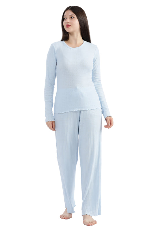 Women’s Pointelle Loungewear Set