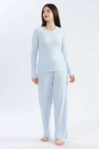 Women’s Pointelle Loungewear Set