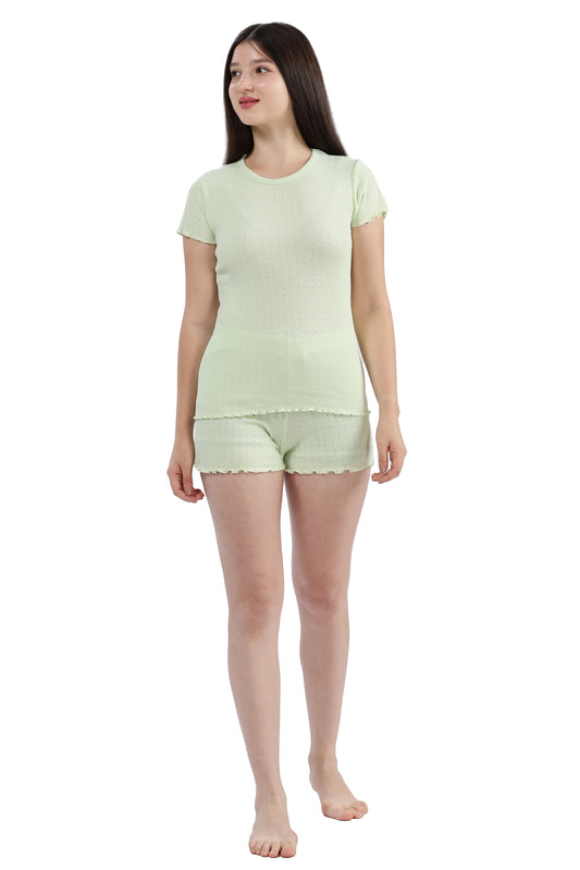 Women’s Pointelle Loungewear Set