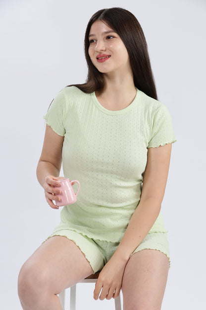 Women’s Pointelle Loungewear Set