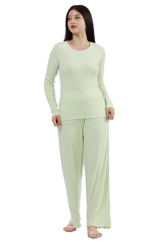 Women’s Pointelle Loungewear Set