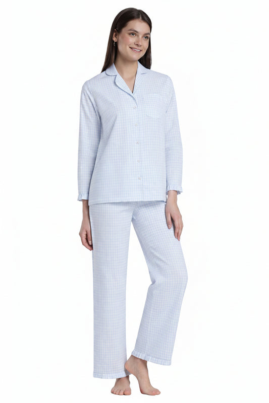 Women Revere Pyjama Set Blue