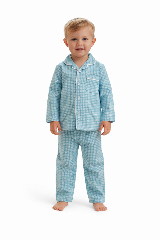 Mini Blue Floral Kids Revere Pyjamas