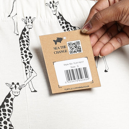 Turtle Cotton Pyjama Set Women’s Zebra Print
