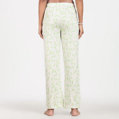 Turtle Women’s Pyjama Set Nightwear Minty Leaf