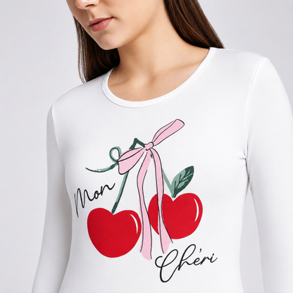 Women’s Cherry Tartan Pyjama Set