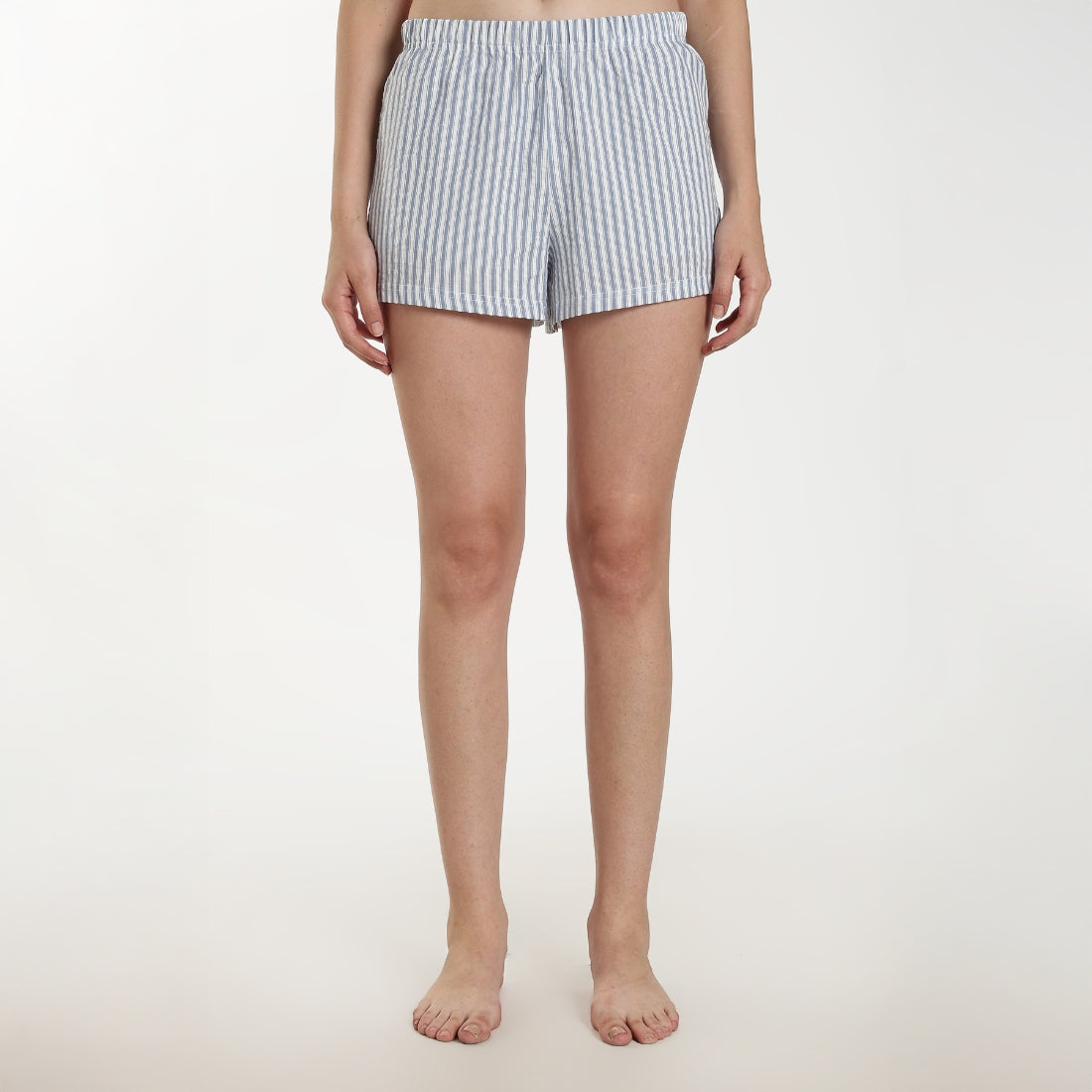 Women’s Revere Shorts Set Blue Stripe