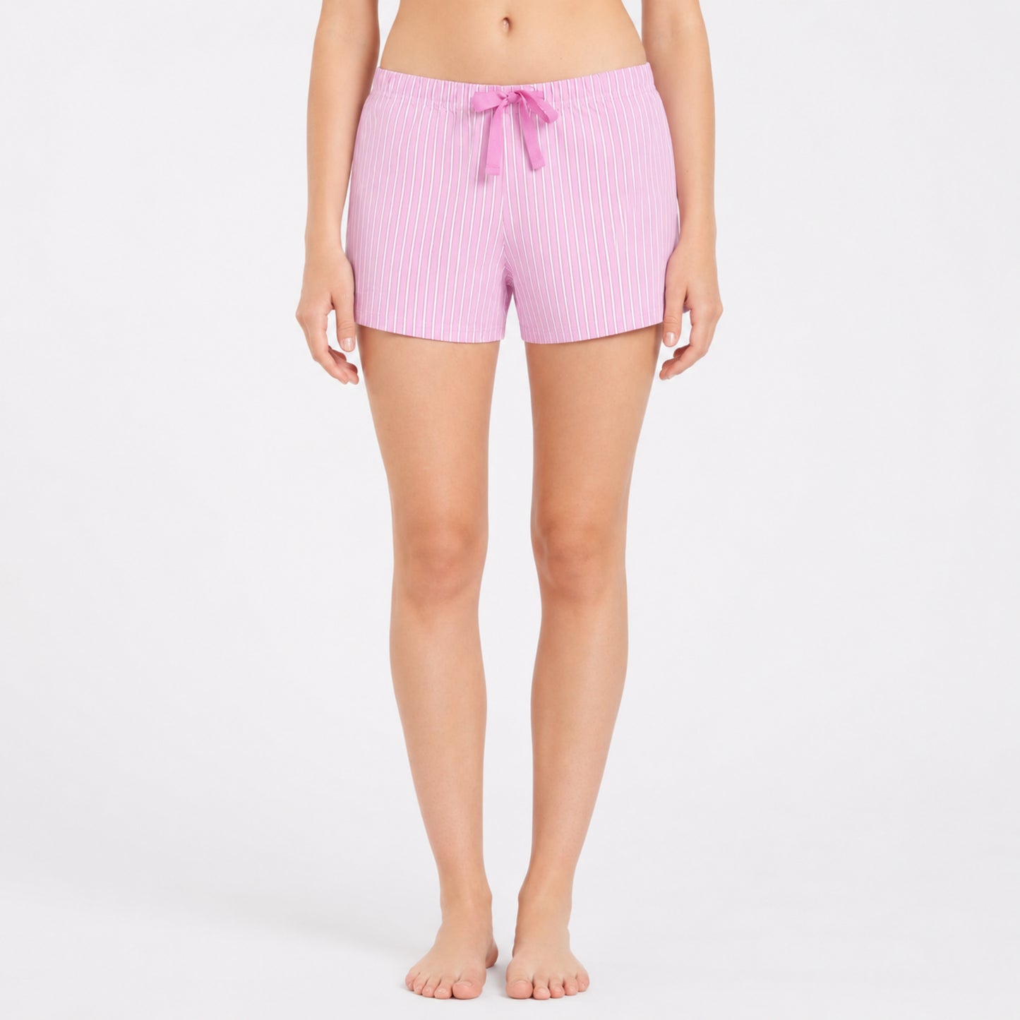 Women’s Cotton Shorts Set Pink