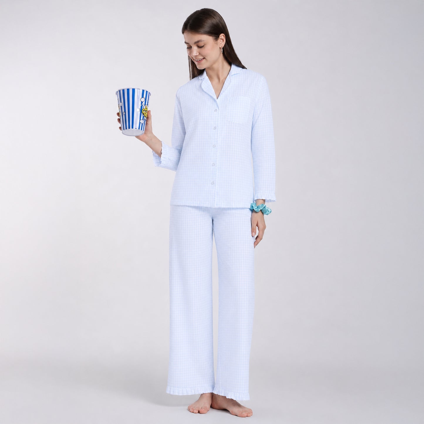 Women Revere Pyjama Set Blue