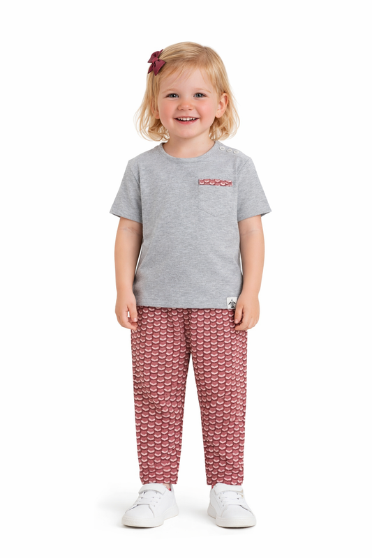 Maroon Fox Kids Revere Pyjamas