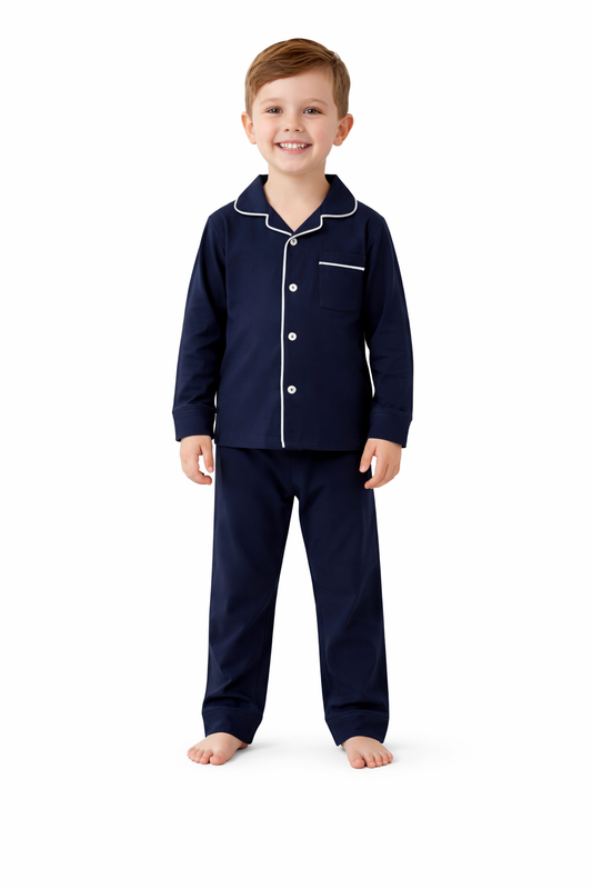 Navy Blue Kids Revere Pyjamas