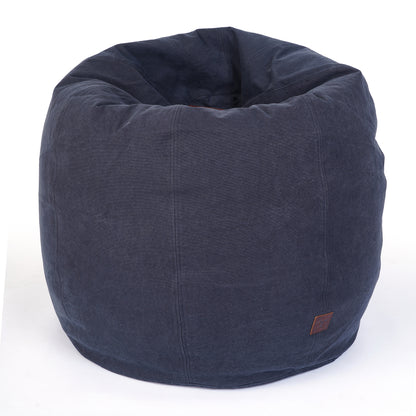 Turtle Bean Bags 100% Cotton Canvas Cover for Adults & Kids - Blue