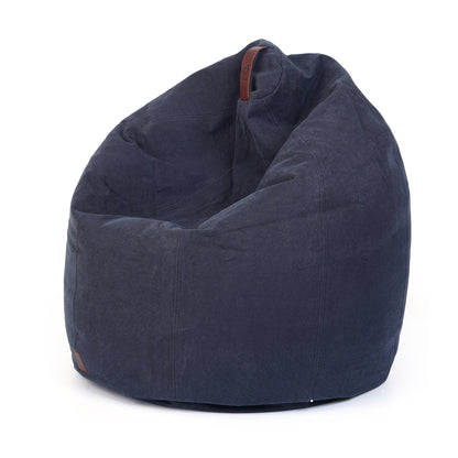 Turtle Bean Bags 100% Cotton Canvas Cover for Adults & Kids - Blue