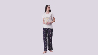 Navy Fox Pyjama Set