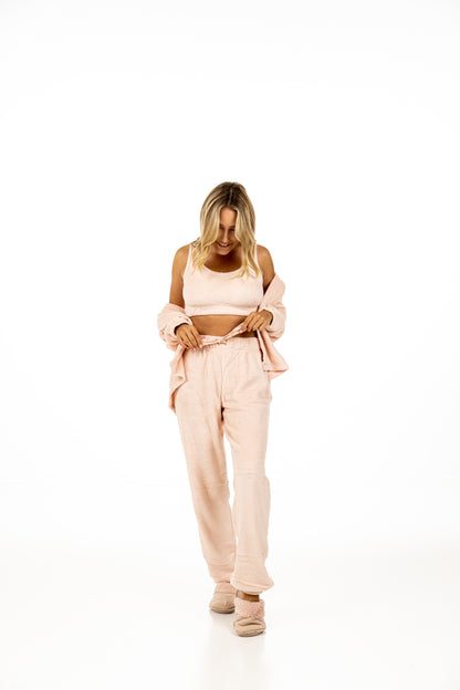 Loungewear Pink 3 Piece Pyjama Set