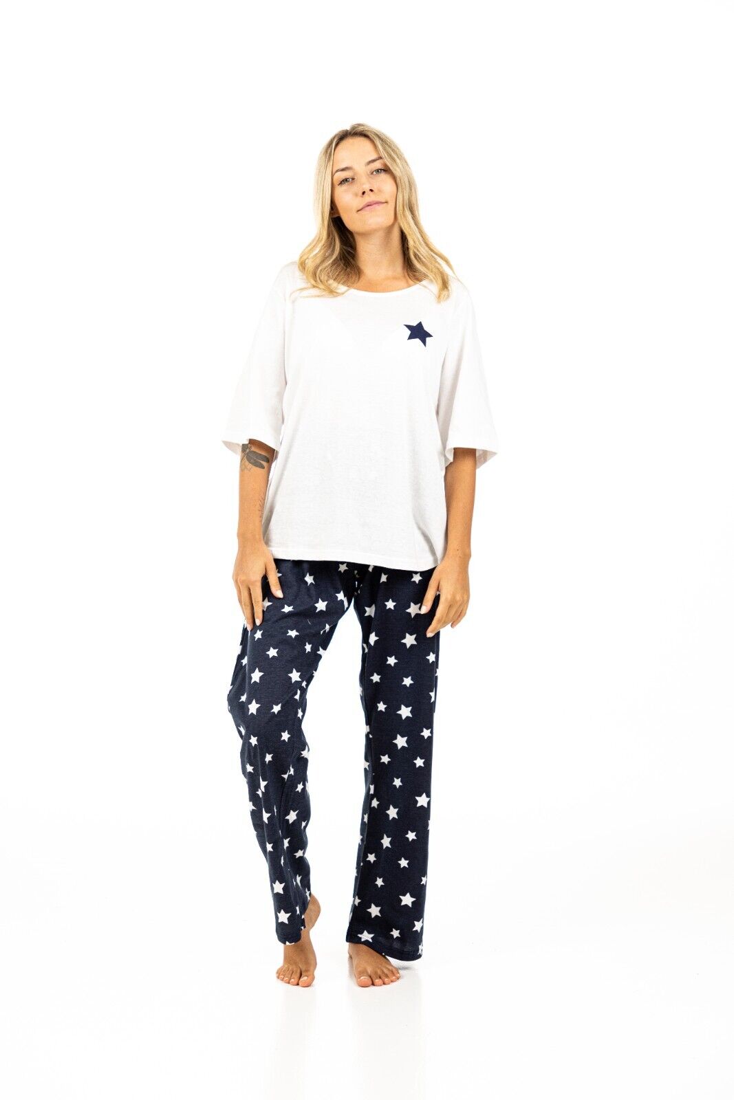 Navy Star Pyjama Set